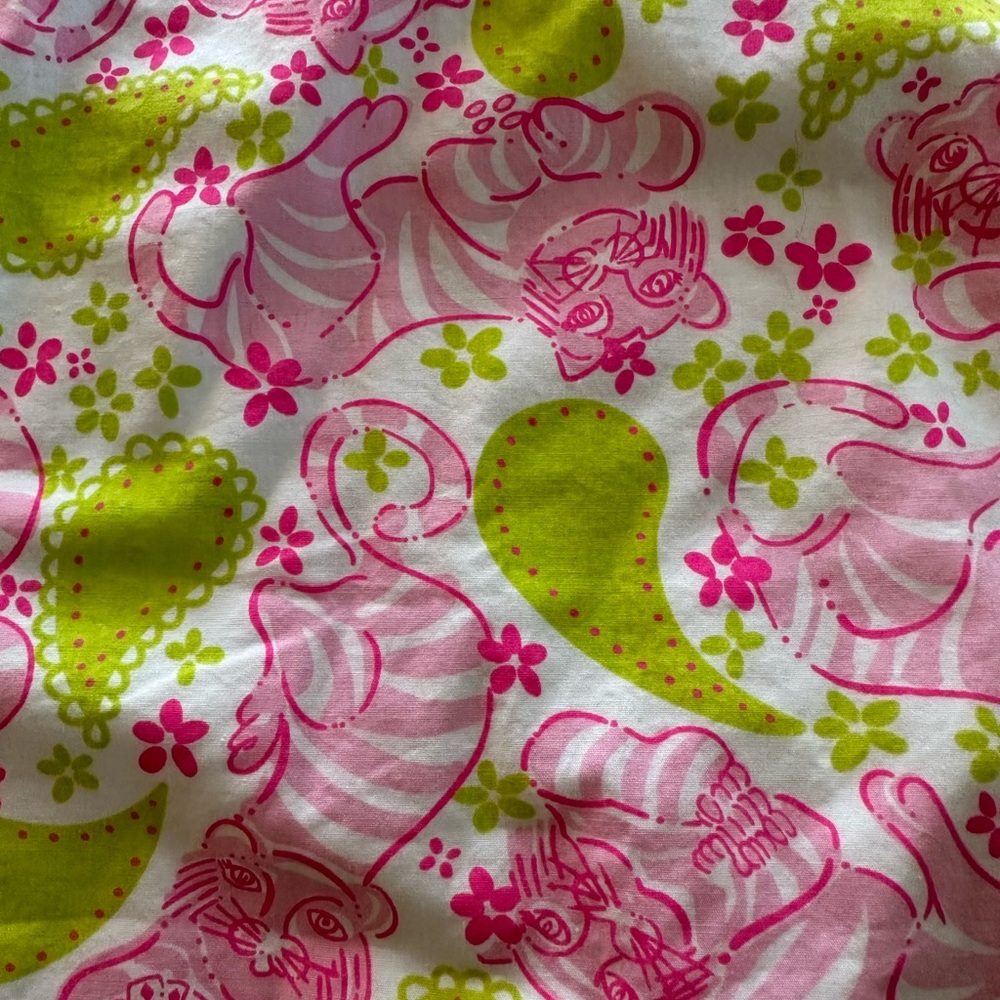 COPY - Vintage Lilly Pulitzer Skirt Size 8 Black Jack Print - Picture 2 of 4